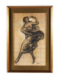ELIODORO COCCOLI (Brescia 1880 - 1974) - Danzatrice, ca. 1920